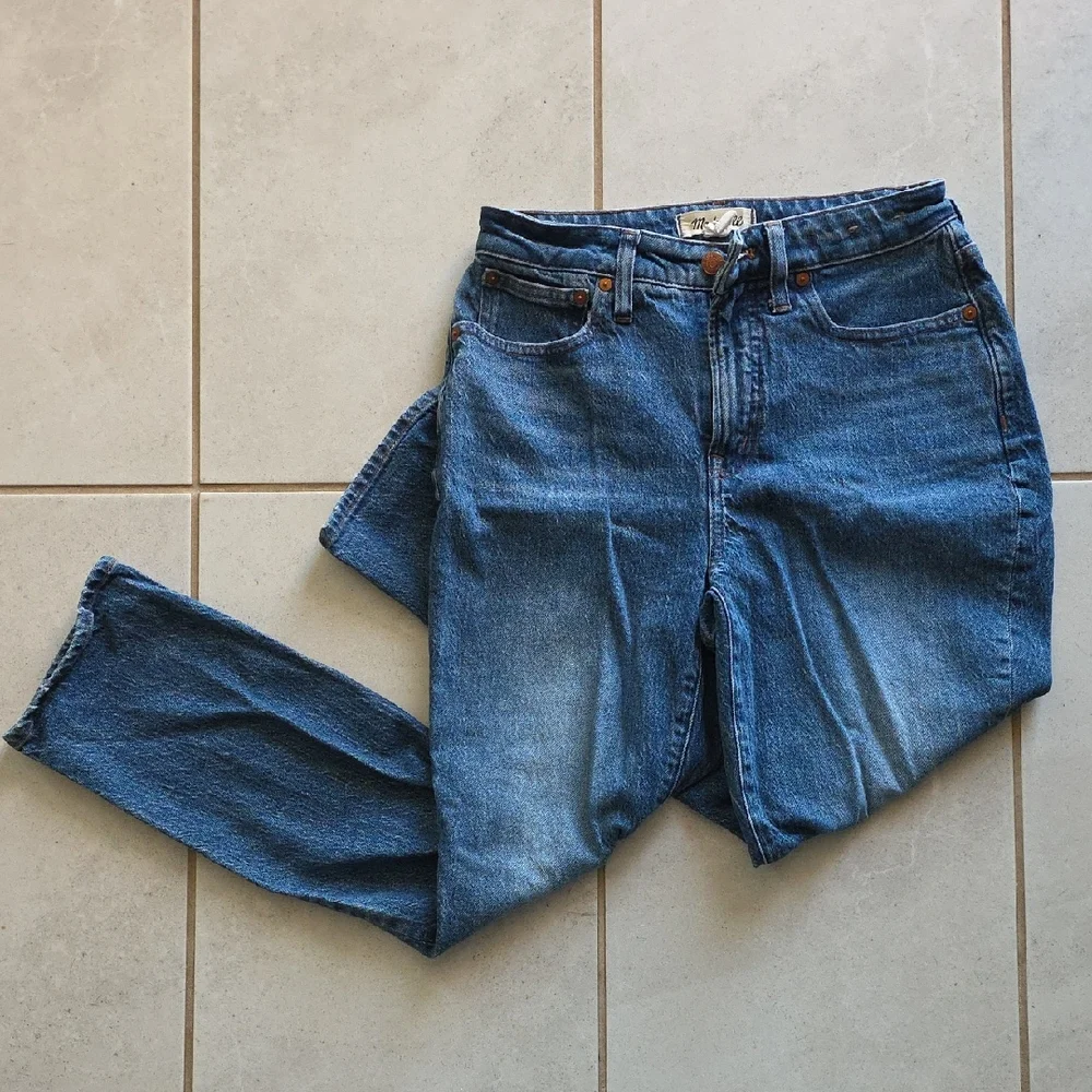 Madewell Curvy Perfect Vintage Jean 28P Petite High Rise Straight Leg - Picture 1 of 7